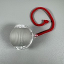 Motion-Activated Interactive Cat Toy | Self-Rotating Gray Ball W/Lights & Rope