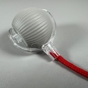 Motion-Activated Interactive Cat Toy | Self-Rotating Gray Ball W/Lights & Rope