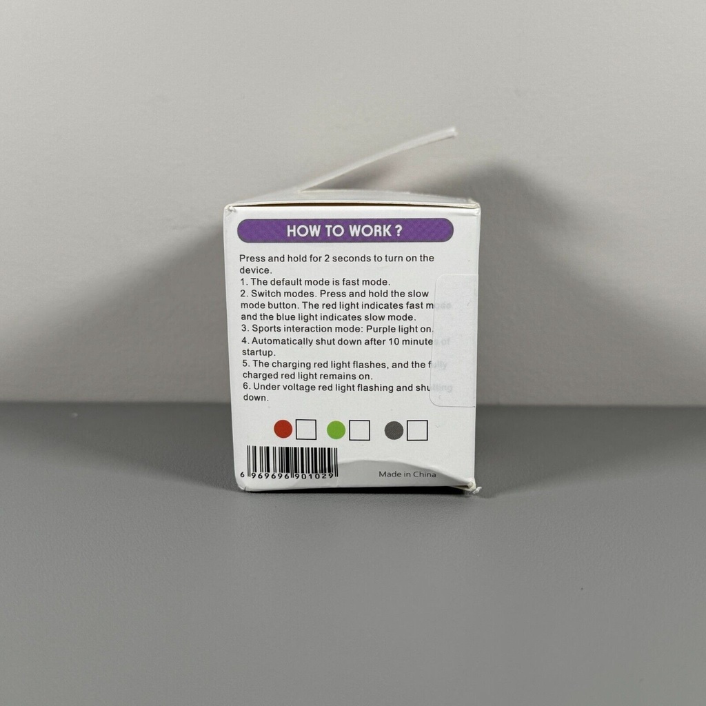 Motion-Activated Interactive Cat Toy | Self-Rotating Gray Ball W/Lights & Rope