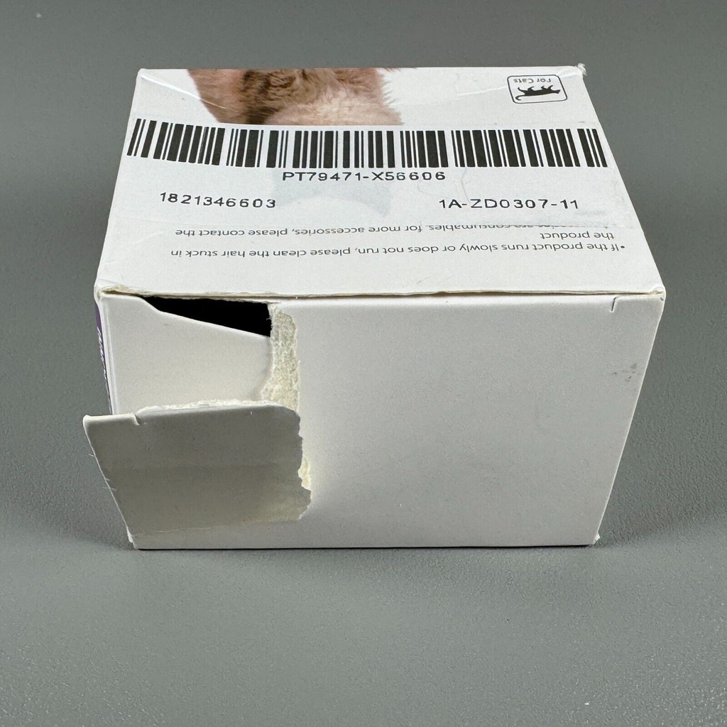 Motion-Activated Interactive Cat Toy | Self-Rotating Gray Ball W/Lights & Rope