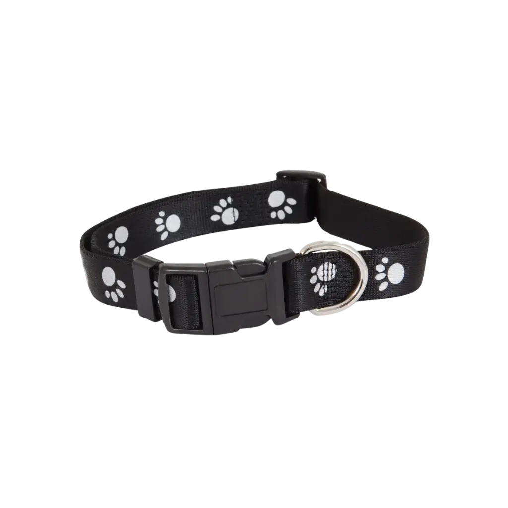 Puppy Paws Collar (Black)