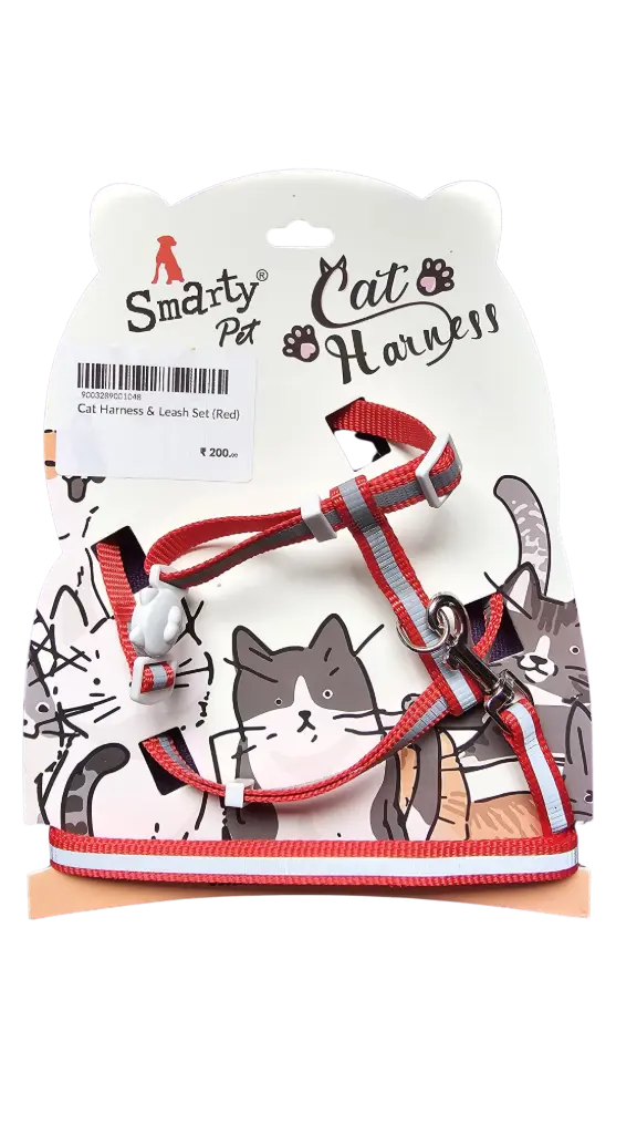 Cat Harness & Leash Set (Black)