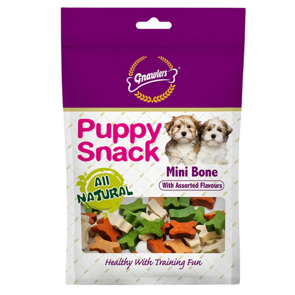 Gnawlers Puppy Snack Mini Bone