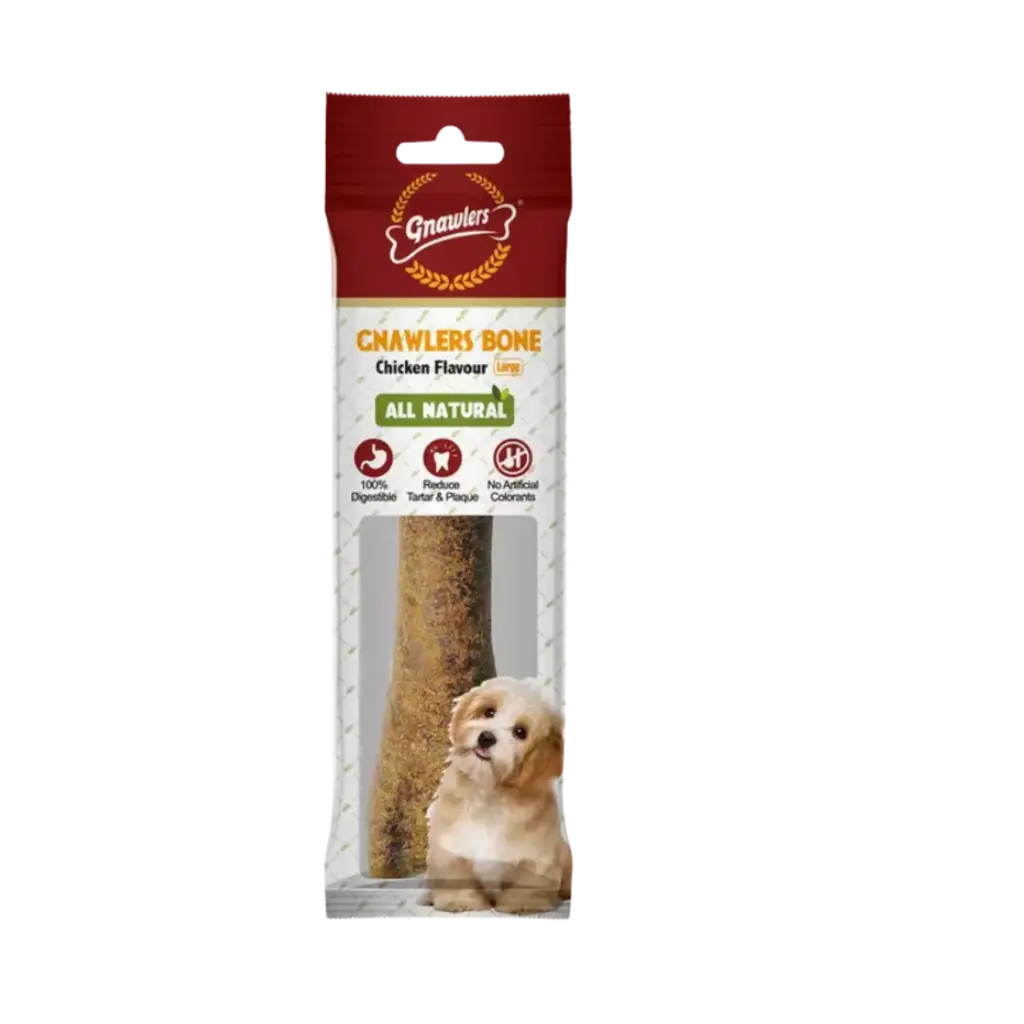 Gnawlers Chicken Flavour Bone (Medium)