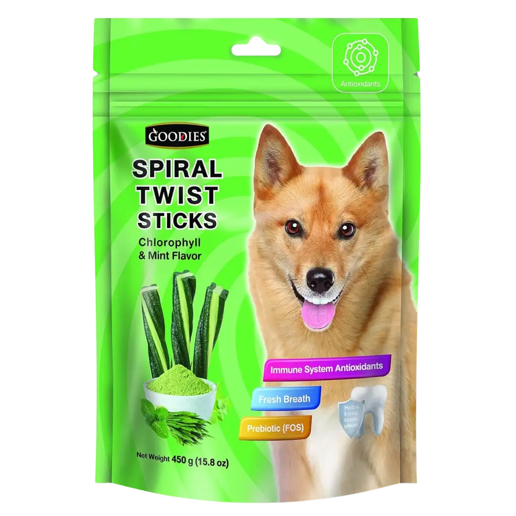 Goodies Spiral Twist Snacks - Chlorophyll & Mint