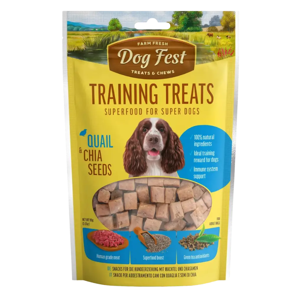 Dogfest Training Treats Quail & Chia Seeds