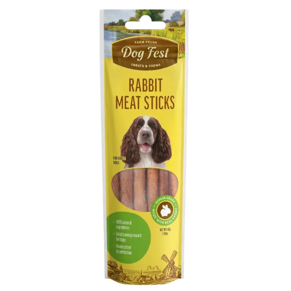Dogfest Meat Sticks - Rabbit