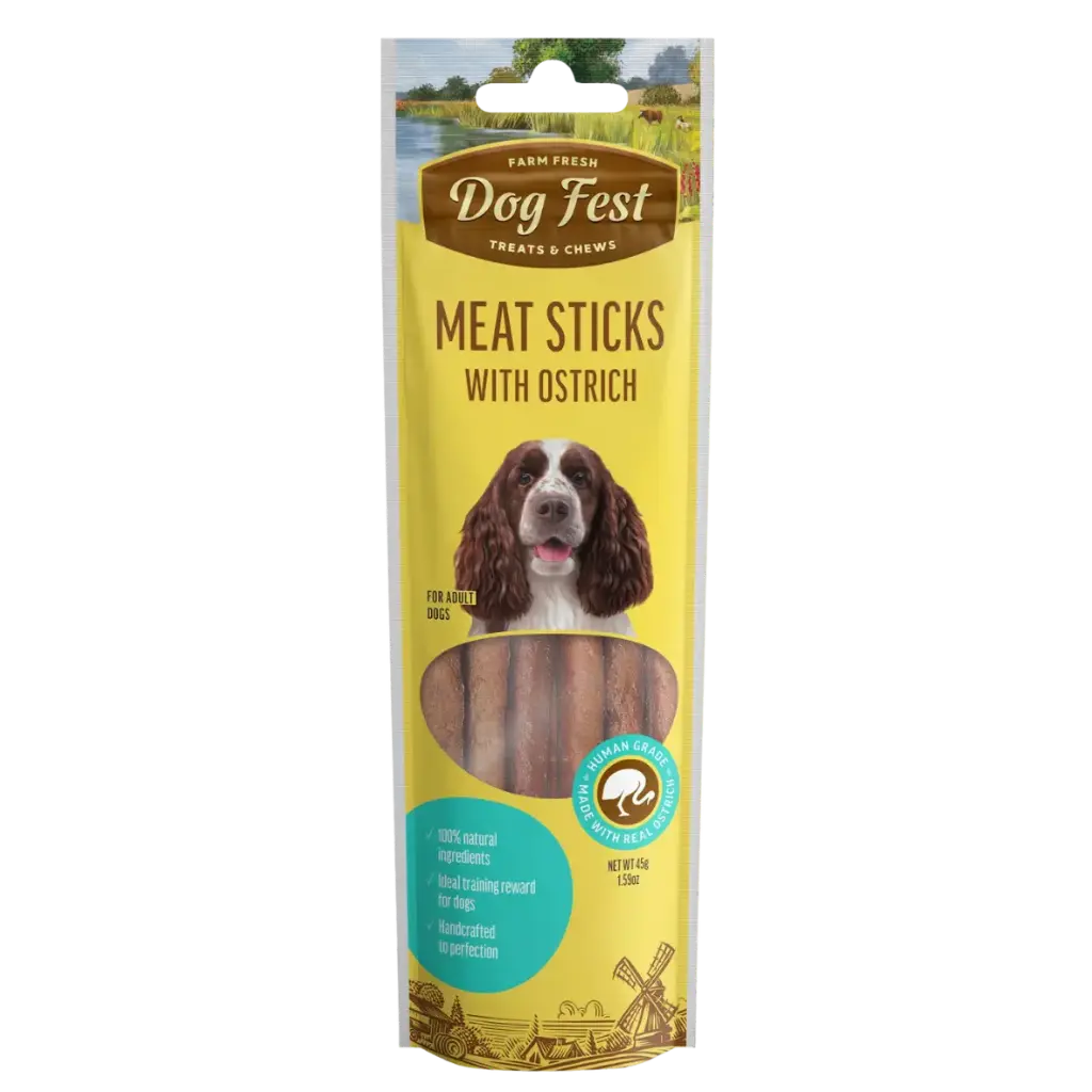 Dogfest Meat Sticks - Ostrich