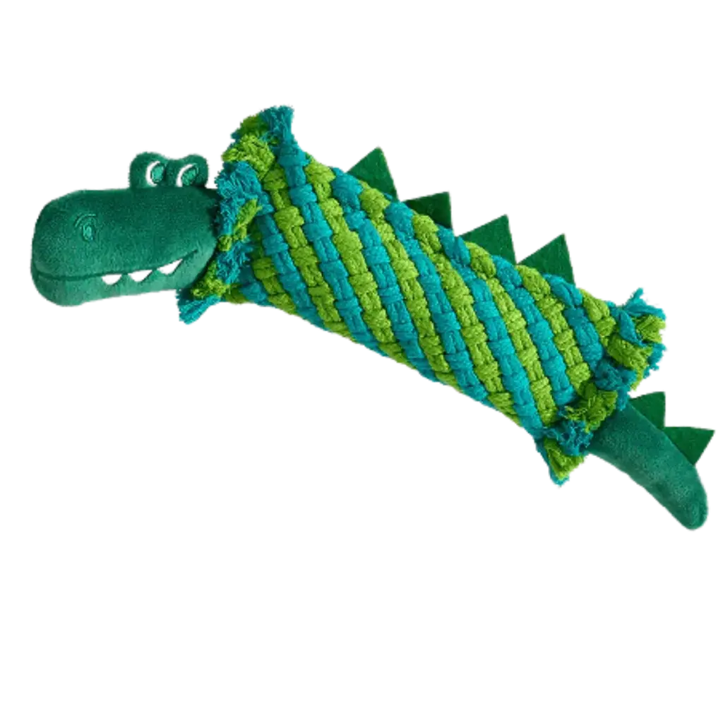 FOFOS Dog Rope Tug Toy Crocodile