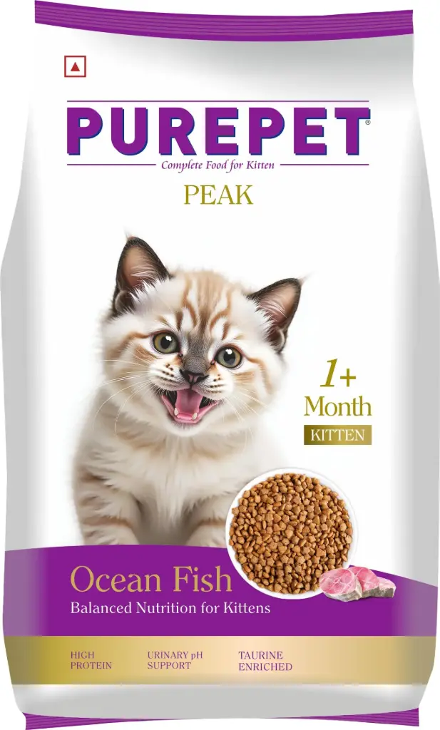 Purepet Peak Kitten Dry Food, Ocean Fish