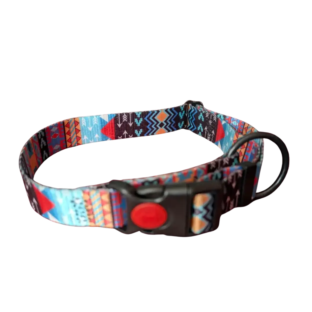 Satin Chic Collar - Aztec Spirit (Small)