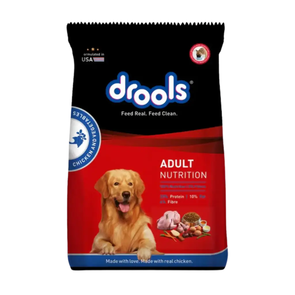 Drools Adult Nutrition Dry Dog Food, Chicken & Vegetables (3 kg)