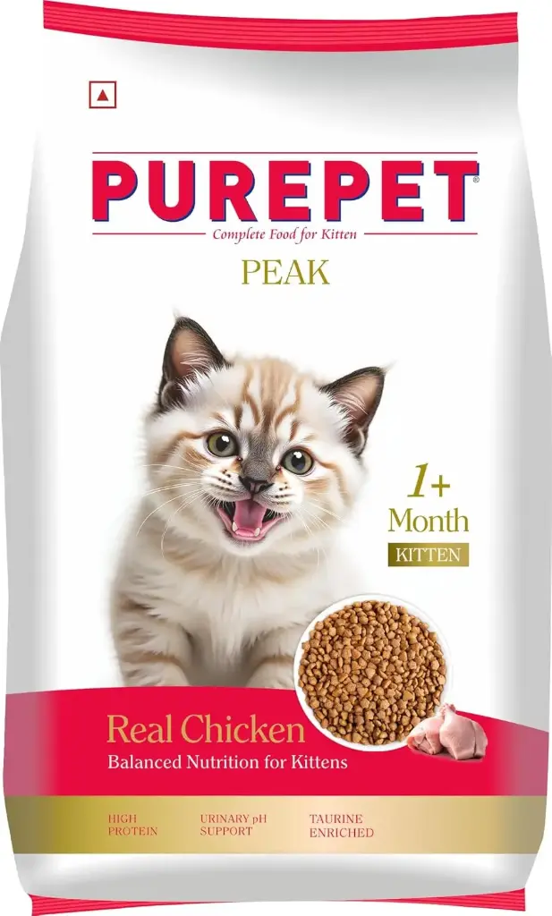 Purepet Peak Kitten Dry Food, Real Chicken