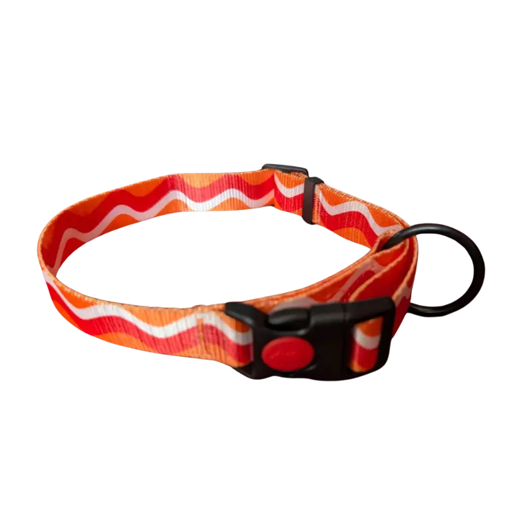 Satin Chic Collar - Sunset Waves