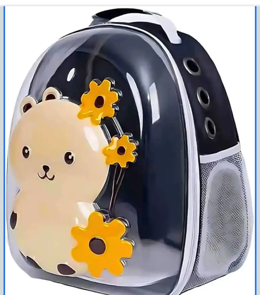 Astronaut Cat Carrying Bag - Embosssed full window 