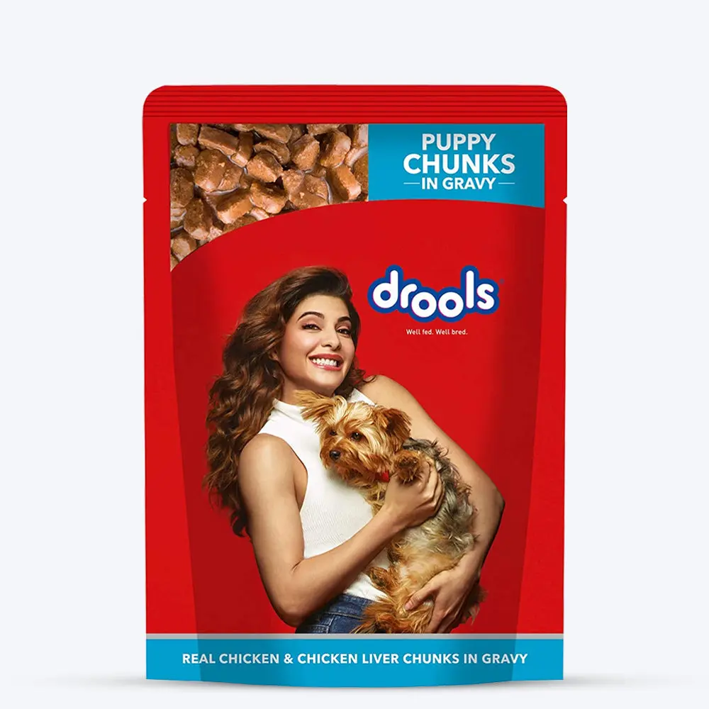 Drools Puppy Chunks in Gravy - Chicken & Liver (150 g) x 6