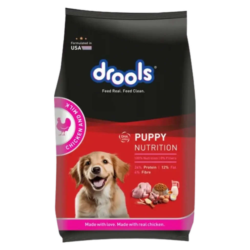 Drools Puppy Nutrition Dry Dog Food, Chicken & Milk
