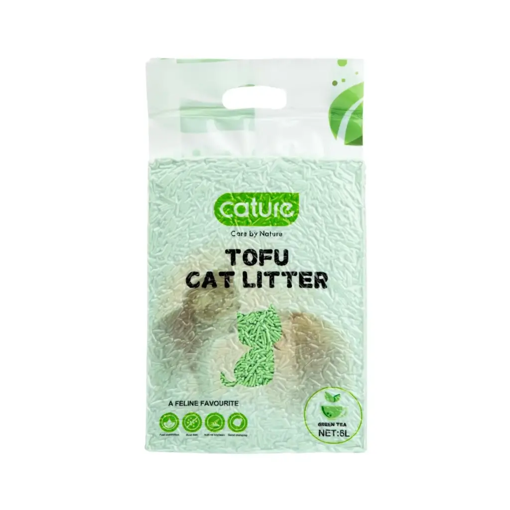 Cature Tofu Cat Litter - Green Tea - MRP Rs 799. Our price Rs 650  