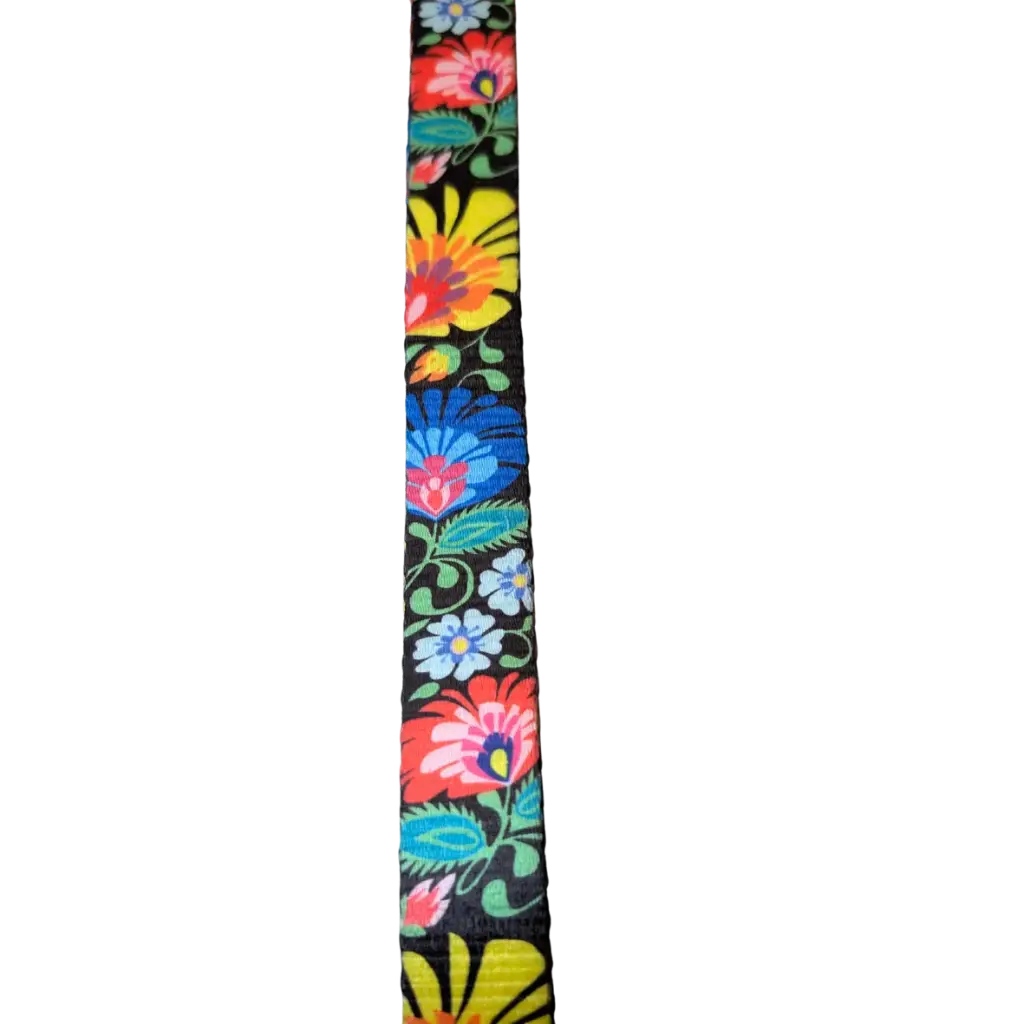 Satin Chic Leash - Floral Meadow