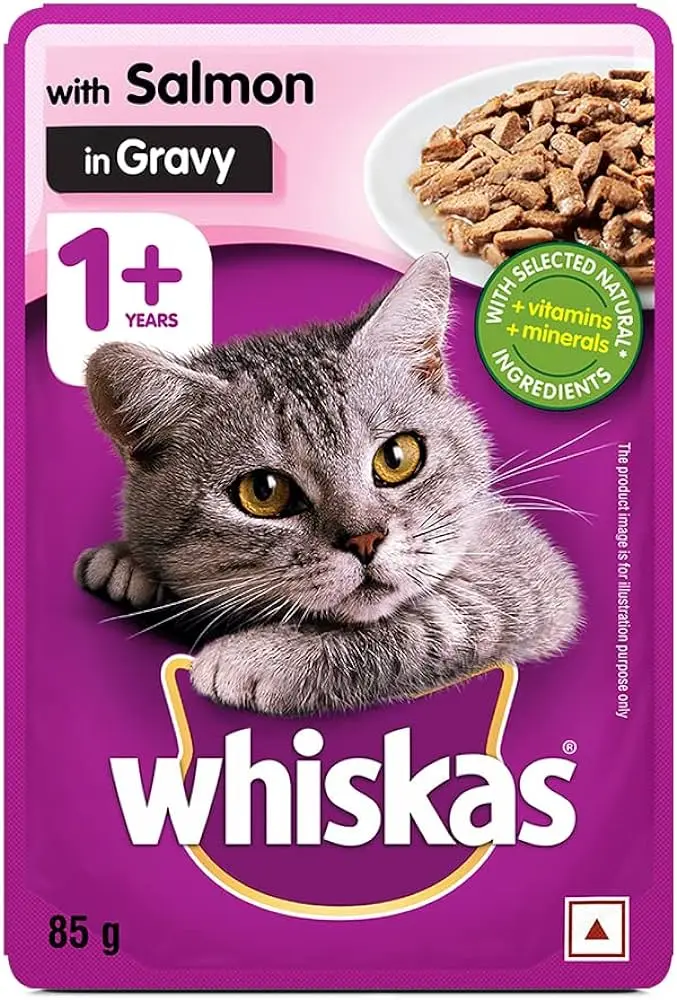 Whiskas® Adult Wet Food, Salmon in Gravy