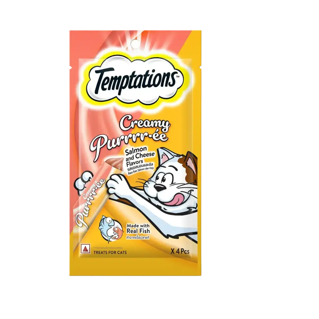 Temptations™ Creamy Purrree - Salmon & Cheese