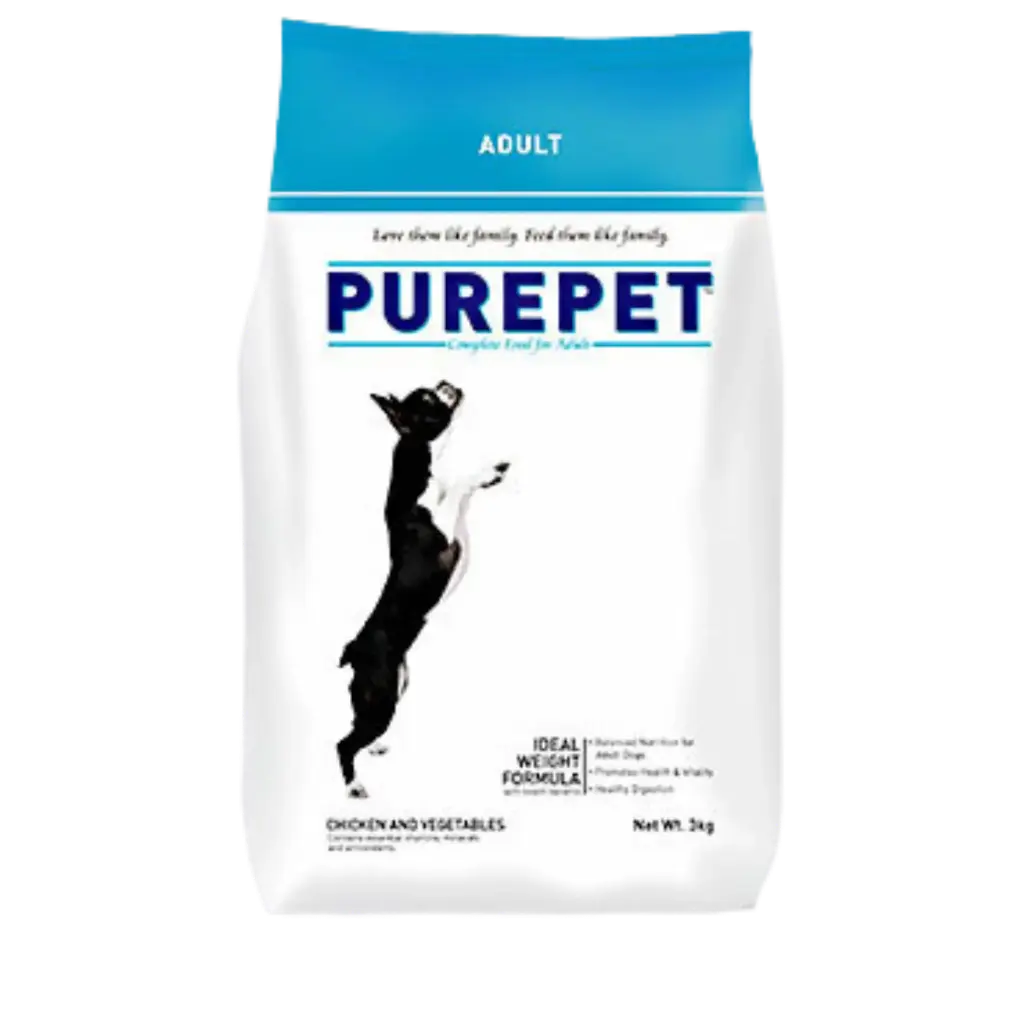 Purepet  Adult Dry Dog Food, Chicken & Veg