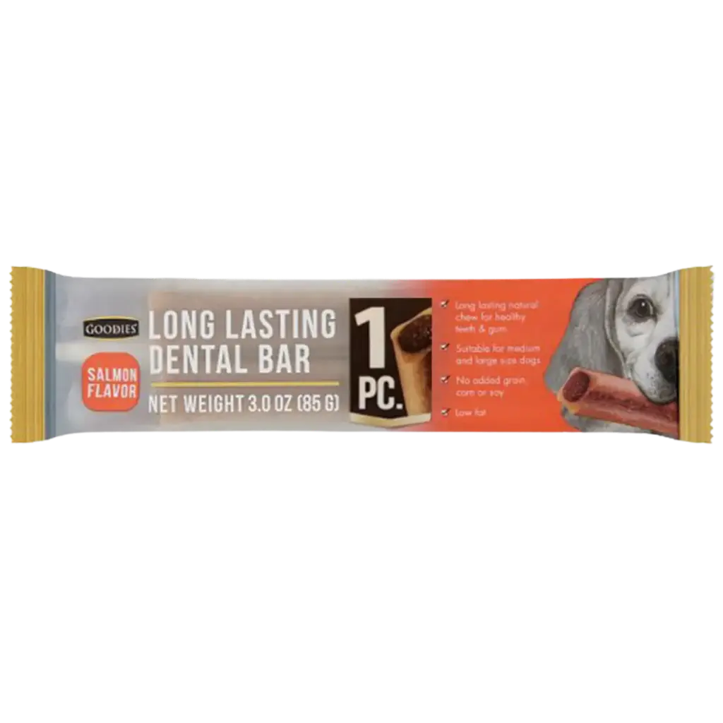 Goodies Long-lasting Dental Bar - Salmon Flavour (1 bar)