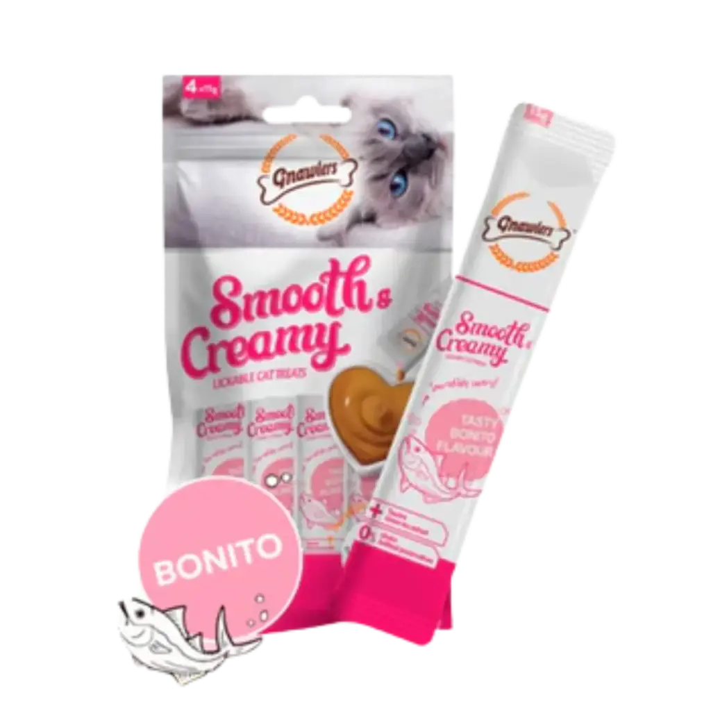 Gnawlers Creamy Cat Treats - Bonito Flavour