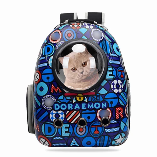 Astronaut Cat Carrying Bag - capsule window
