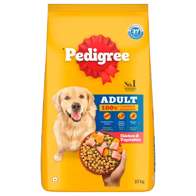 PEDIGREE® Adult Dry Dog Food, Chicken & Vegetables 