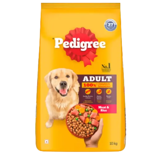 PEDIGREE® Adult Dry Dog Food, Meat & Rice 