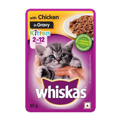 Whiskas® Junior Wet Food, Chicken in Gravy