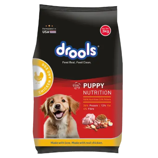 Drools Puppy Nutrition Dry Dog Food, Chicken & Egg 