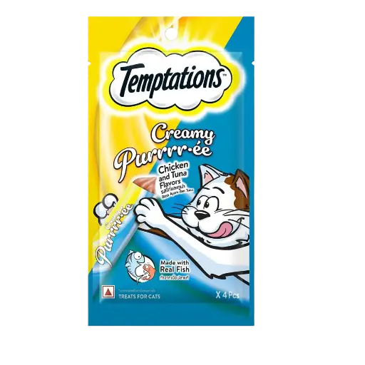 Temptations™ Creamy Purrree - Chicken & Tuna