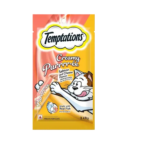 Temptations™ Creamy Purrree - Salmon & Cheese