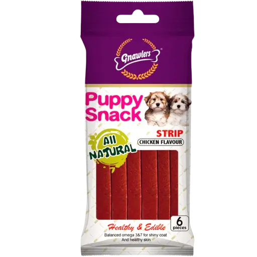 Gnawlers Puppy Snack Strip