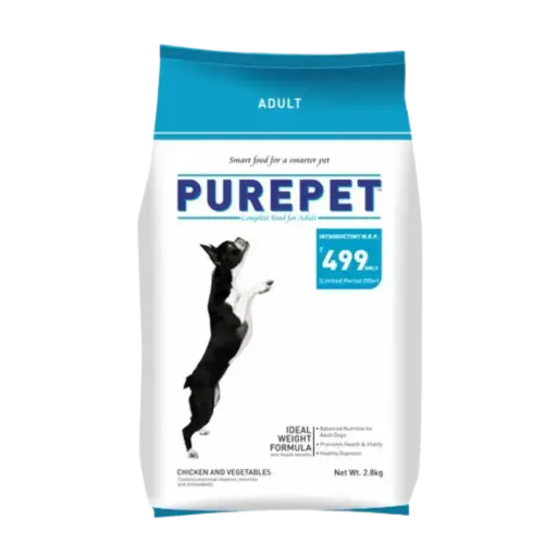 Purepet  Adult Dry Dog Food, Chicken & Veg