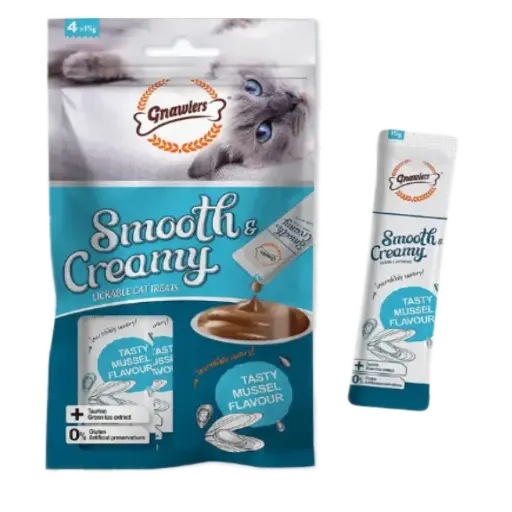 Gnawlers Creamy Cat Treats - Mussel Flavour