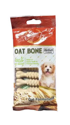 Gnawlers Oat Bone - Medium, 7 pieces