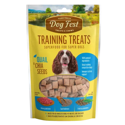 Dogfest Training Treats Quail & Chia Seeds