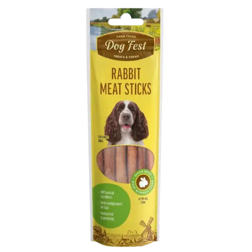 Dogfest Meat Sticks - Rabbit