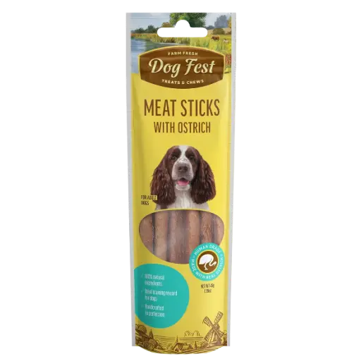Dogfest Meat Sticks - Ostrich