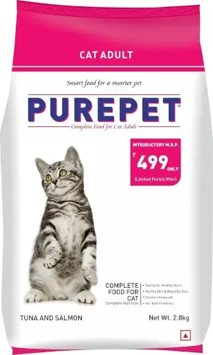 Purepet Adult Dry Cat Food - Tuna & Salmon 