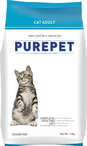Purepet Adult Dry Cat Food - Ocean Fish
