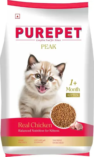 Purepet Peak Kitten Dry Food, Real Chicken
